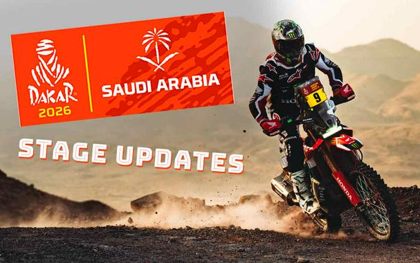 2026 Dakar Bike Stage Standings and Summaries