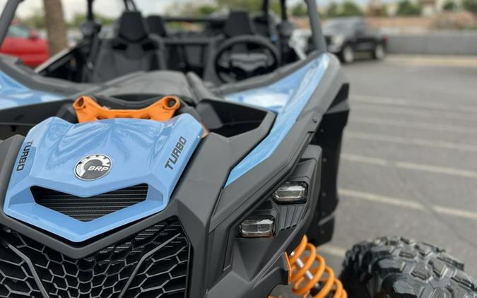 2026 Can-Am Maverick X3 MAX RS Turbo Scandi Blue & Orange Crush