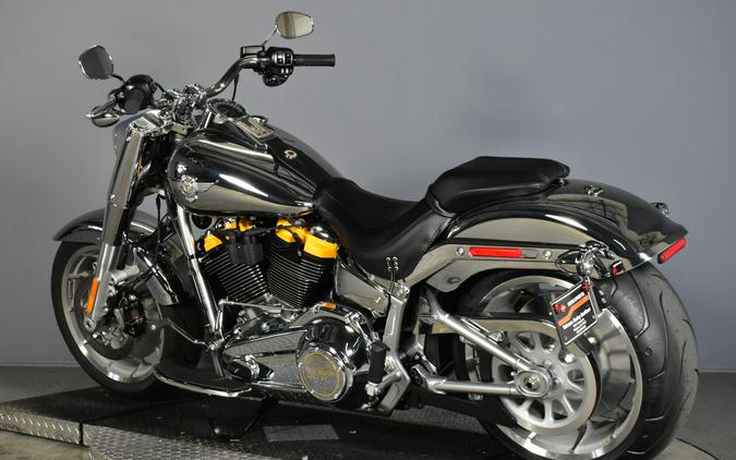 2025 Harley-Davidson Fat Boy Gray Ghost Reflection