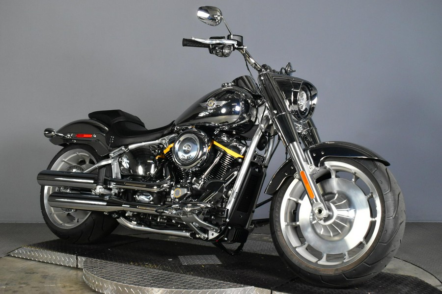 2025 Harley-Davidson Fat Boy Gray Ghost Reflection