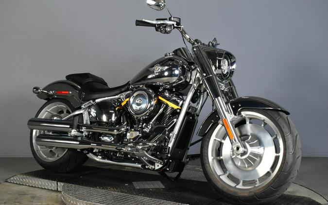 2025 Harley-Davidson Fat Boy Gray Ghost Reflection