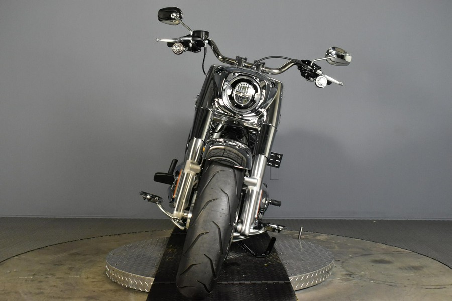 2025 Harley-Davidson Fat Boy Gray Ghost Reflection