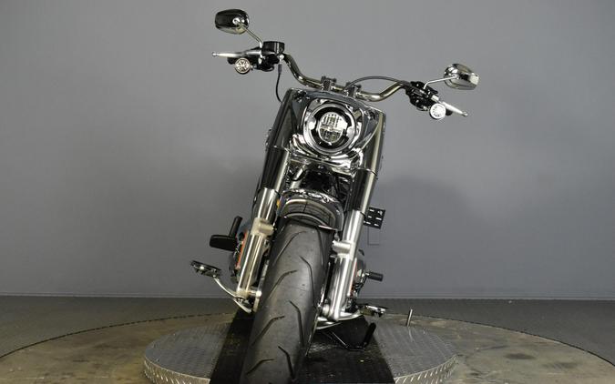 2025 Harley-Davidson Fat Boy Gray Ghost Reflection