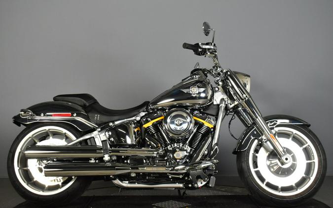 2025 Harley-Davidson Fat Boy Gray Ghost Reflection
