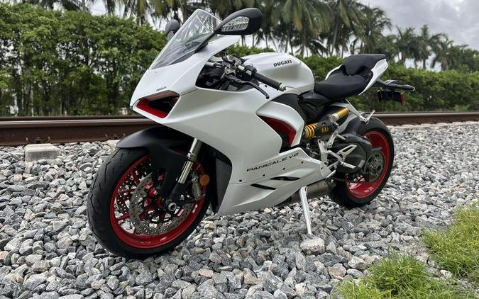 2023 Ducati Panigale V2 White Rosso Livery