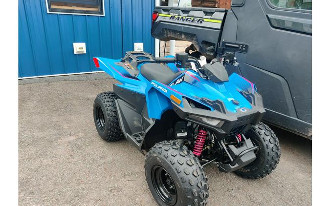 2024 Polaris Industries Outlaw® 70 EFI Velocity Blue and Fierce Fuchsia