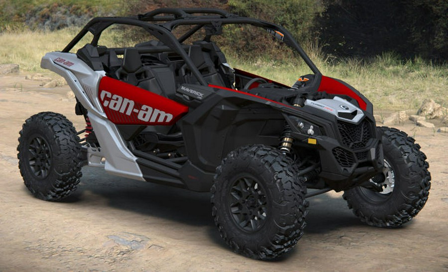 2025 Can-Am® Maverick X3 DS Turbo RR Fiery Red & Hyper Silver