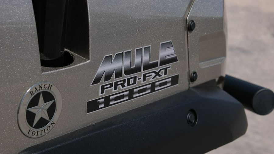 New 2024 KAWASAKI MULE PROFXT 1000 LE RANCH EDITION METALLIC TITANIUM