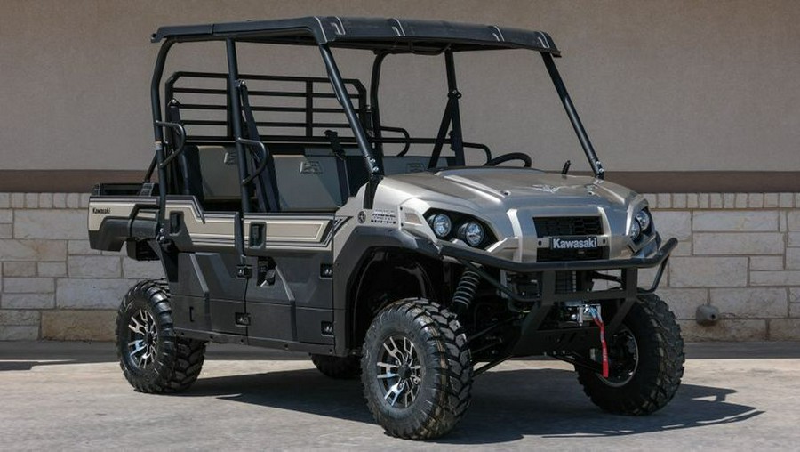 New 2024 KAWASAKI MULE PROFXT 1000 LE RANCH EDITION METALLIC TITANIUM