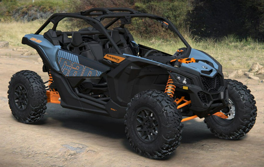 2025 Can-Am® Maverick X3 DS Turbo Scandi Blue & Orange Crush