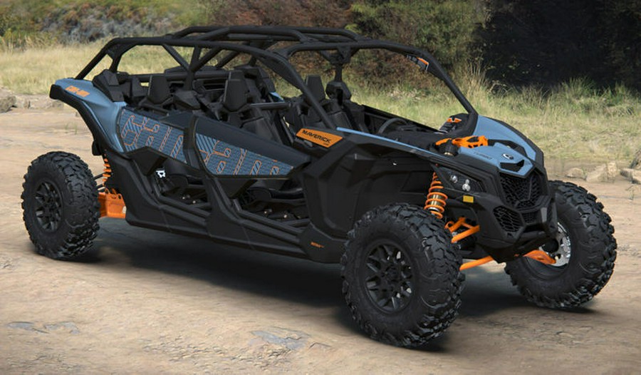 2025 Can-Am® Maverick X3 MAX DS Turbo Scandi Blue & Orange Crush