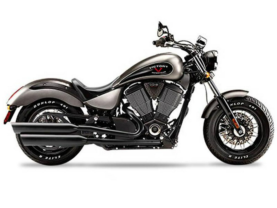 2015 Victory Motorcycles® Gunner™ Suede Titanium Metallic with Black