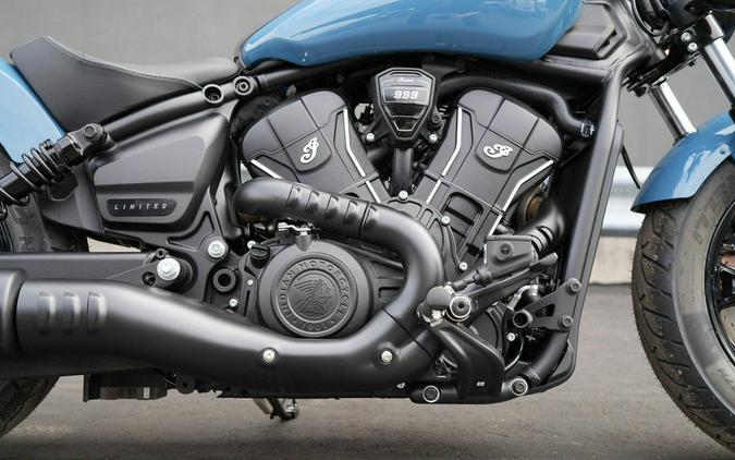 2026 Indian Motorcycle Scout Sixty Bobber Limited Storm Blue