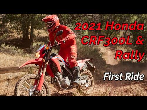 2021 Honda CRF300L and CRF300 Rally Review First Ride