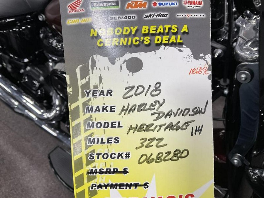 2018 Harley-Davidson® HERITAGE SOFTTAIL CLASSIC 114