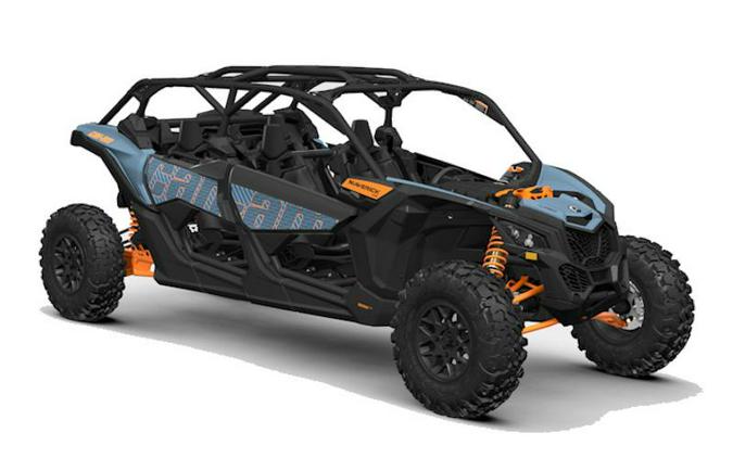 2025 Can-Am® Maverick X3 MAX DS Turbo Scandi Blue & Orange Crush