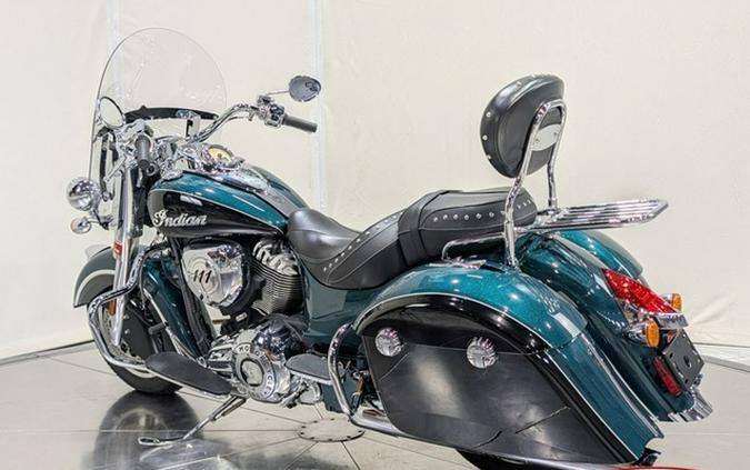 2019 Indian Springfield Metallic Jade Thunder Black