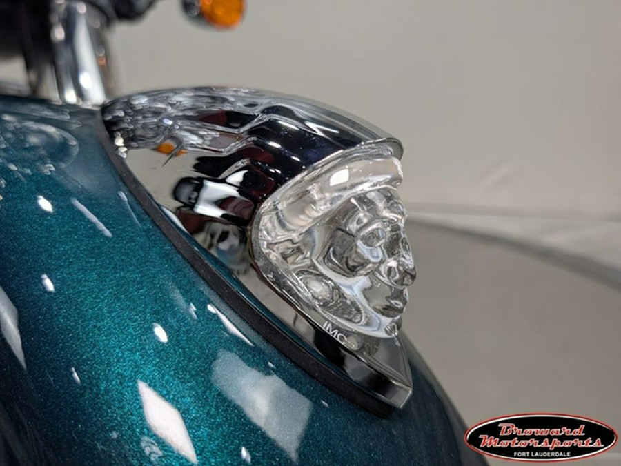 2019 Indian Springfield Metallic Jade Thunder Black