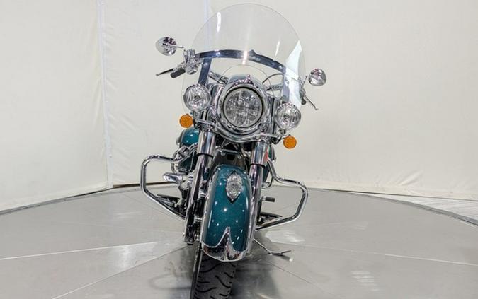 2019 Indian Springfield Metallic Jade Thunder Black