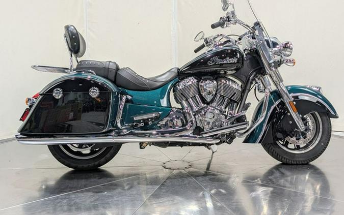 2019 Indian Springfield Metallic Jade Thunder Black