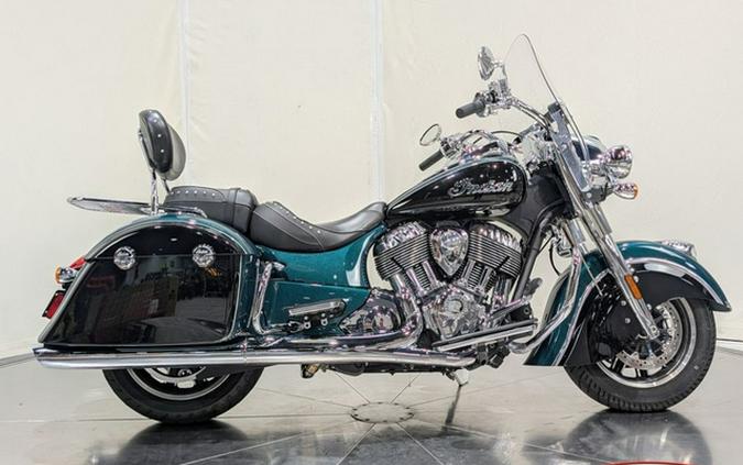 2019 Indian Springfield Metallic Jade Thunder Black