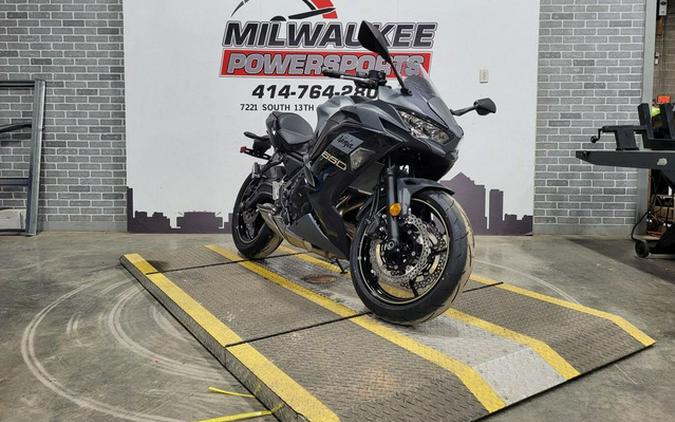 2024 Kawasaki Ninja 650 Metallic Matte Dark Gray/Metallic Spark