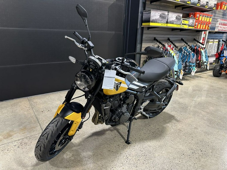 2025 Triumph Trident 660 Cosmic Yellow/Sapphire Black