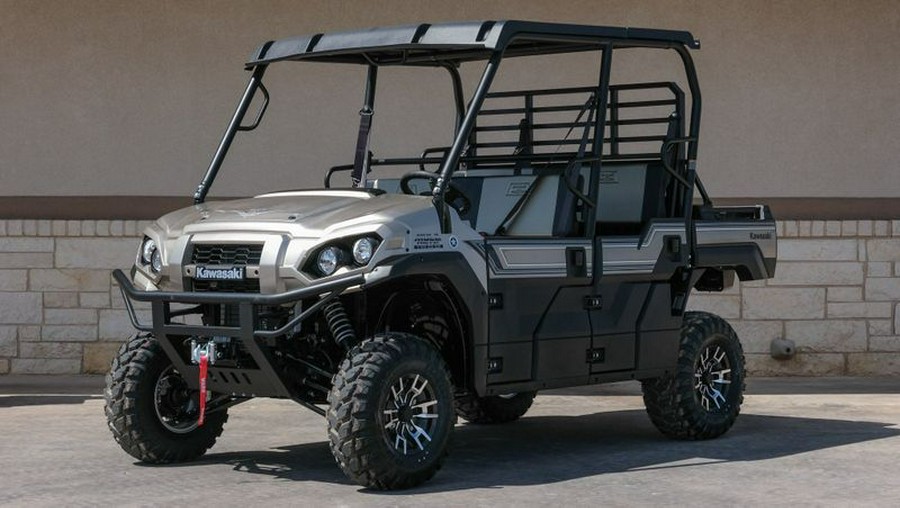 New 2024 KAWASAKI MULE PROFXT 1000 LE RANCH EDITION METALLIC TITANIUM