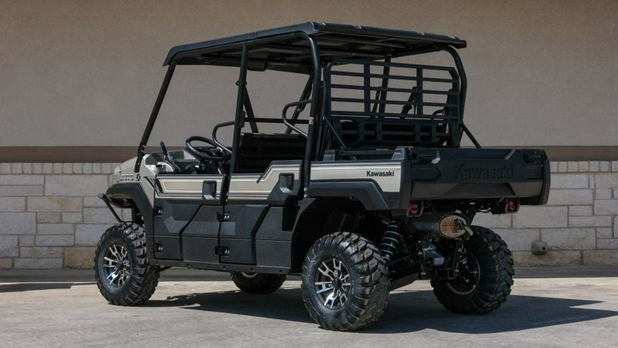 New 2024 KAWASAKI MULE PROFXT 1000 LE RANCH EDITION METALLIC TITANIUM