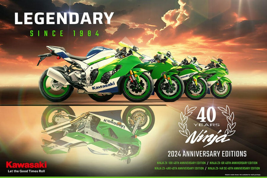 2024 Kawasaki Ninja® ZX™-14R 40th Anniversary Edition ABS