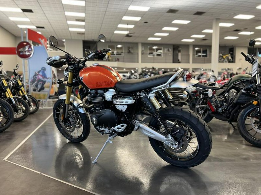 2024 Triumph Scrambler 1200 XE Baja Orange / Phantom Black