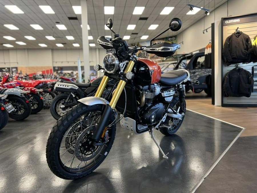 2024 Triumph Scrambler 1200 XE Baja Orange / Phantom Black