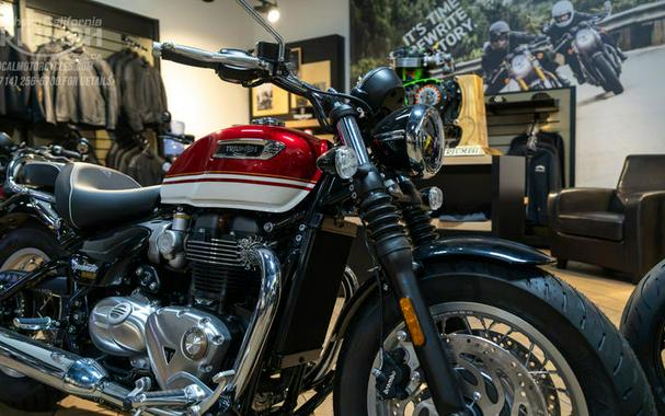 2026 Triumph Bonneville Speedmaster Carnival red