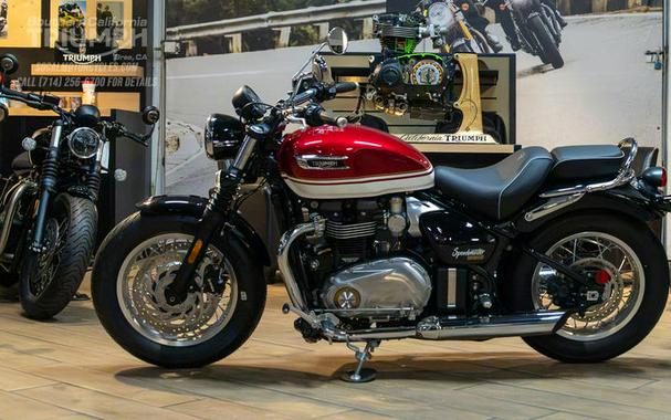 2026 Triumph Bonneville Speedmaster Carnival red