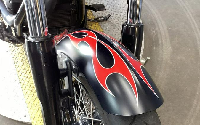 2014 Victory Motorcycles® High-Ball™ Suede Black with Flames