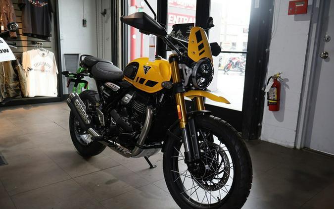 2026 Triumph Scrambler 400 XC Racing Yellow XC