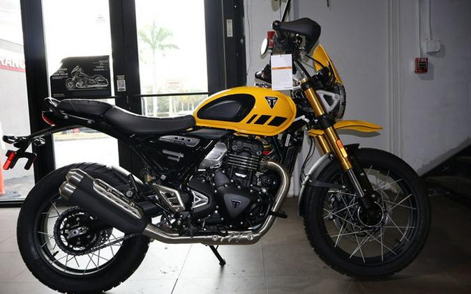 2026 Triumph Scrambler 400 XC Racing Yellow XC