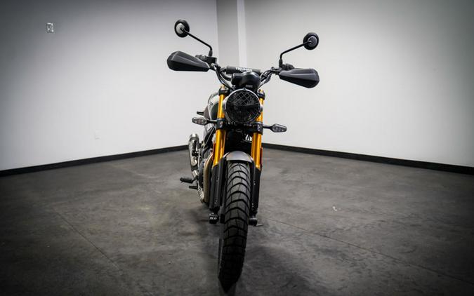 2026 Triumph Scrambler 400 X Matte Khaki Green/Matte Fusion White