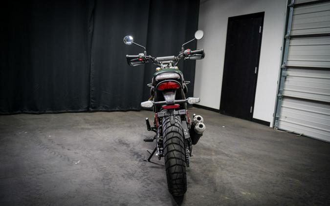 2026 Triumph Scrambler 400 X Matte Khaki Green/Matte Fusion White