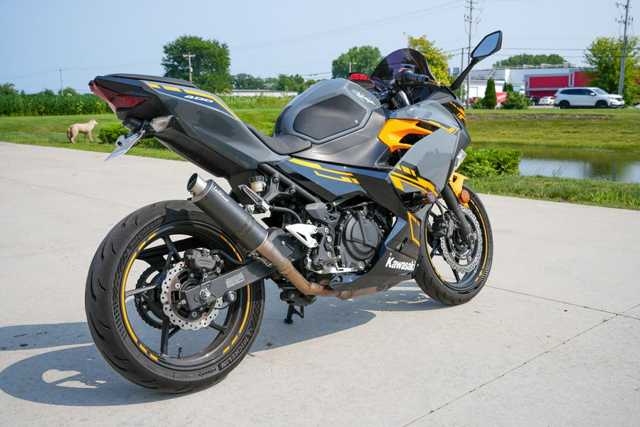 2018 Kawasaki Ninja® 400 ABS Pearl Solar Yellow/Pearl Storm Gray/Ebony