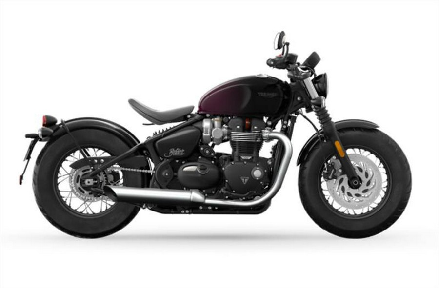 2024 Triumph Bonneville Bobber - Phantom Purple/Silver Purple