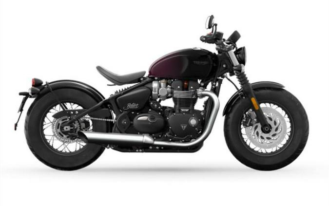 2024 Triumph Bonneville Bobber - Phantom Purple/Silver Purple