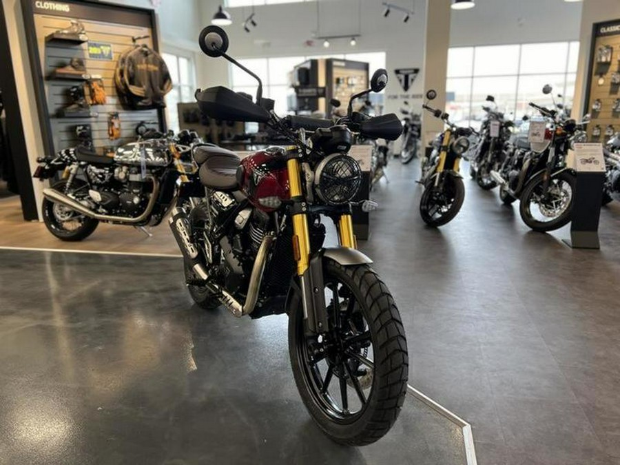 2024 Triumph Scrambler 400 X Carnival Red / Phantom Black