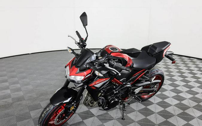 2024 Kawasaki Z900 ABS Candy Persimmon Red/Ebony