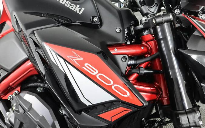 2024 Kawasaki Z900 ABS Candy Persimmon Red/Ebony