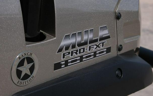 New 2024 KAWASAKI MULE PROFXT 1000 LE RANCH EDITION METALLIC TITANIUM