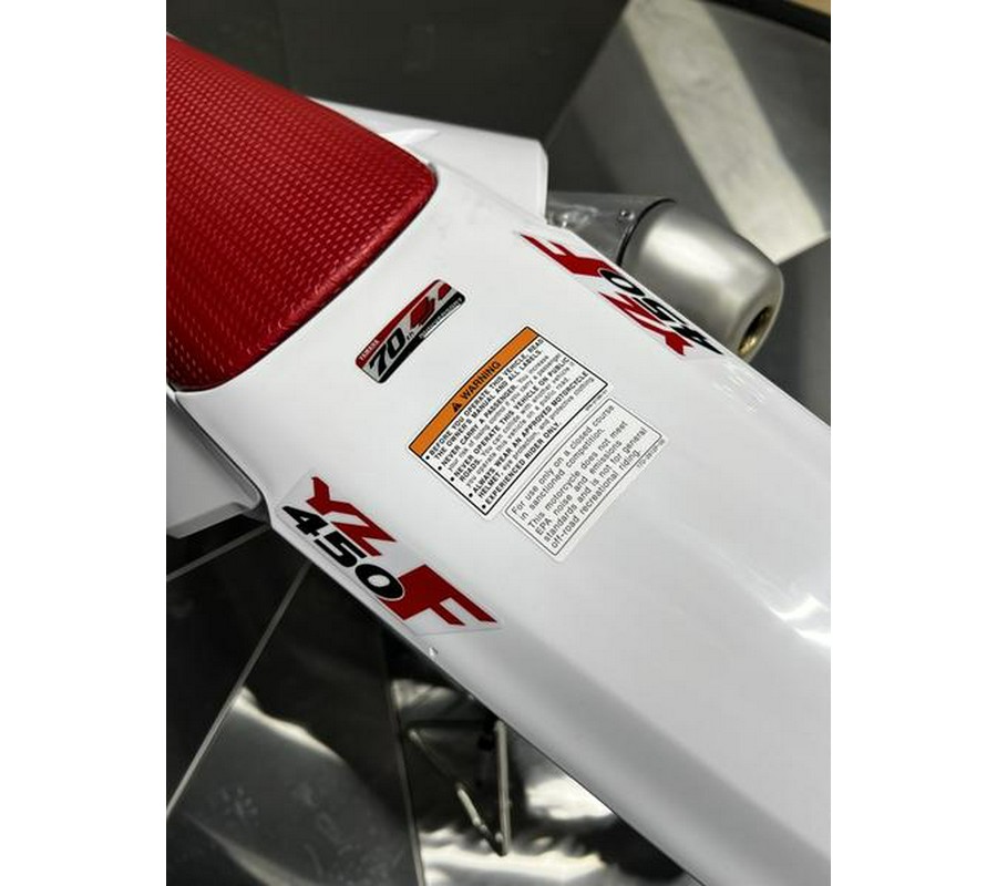 2026 Yamaha YZ450F 70th Anniversary Edition