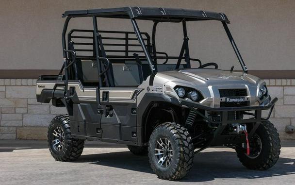 New 2024 KAWASAKI MULE PROFXT 1000 LE RANCH EDITION METALLIC TITANIUM