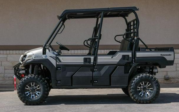 New 2024 KAWASAKI MULE PROFXT 1000 LE RANCH EDITION METALLIC TITANIUM