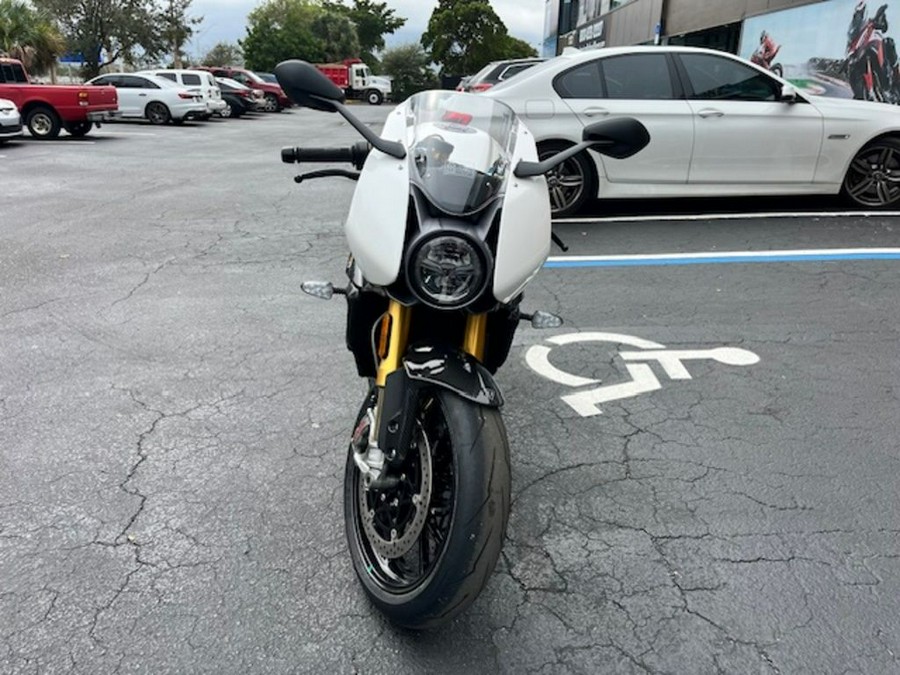 2022 Triumph Speed Triple 1200 RR Crystal White Storm Grey